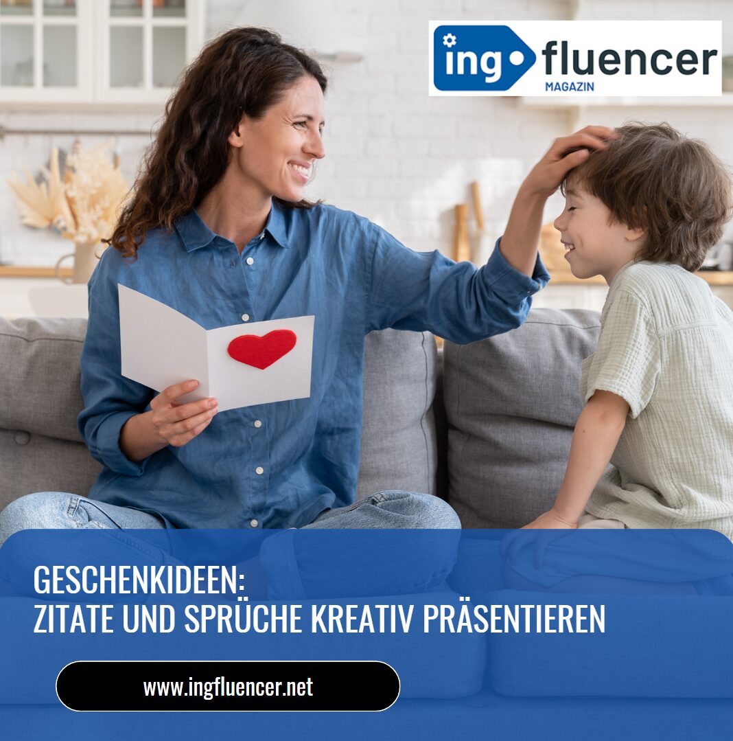 Geschenkideen: Zitate und Sprüche kreativ präsentieren