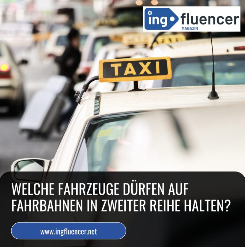 Welche Fahrzeuge dürfen auf Fahrbahnen in zweiter Reihe halten?