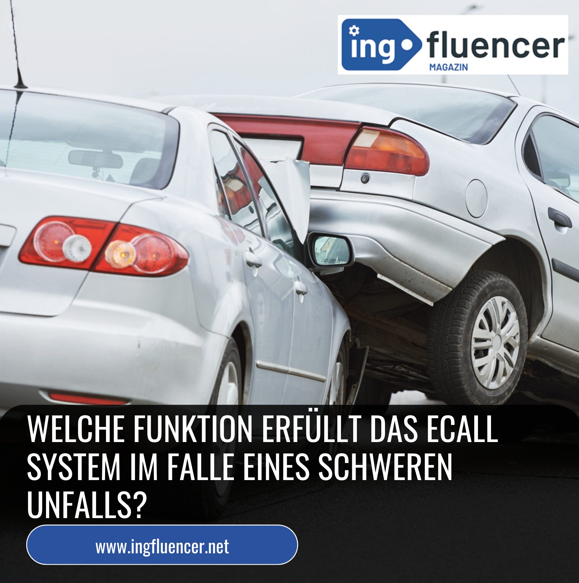 Welche Funktion erfüllt das eCall System im Falle eines schweren Unfalls?