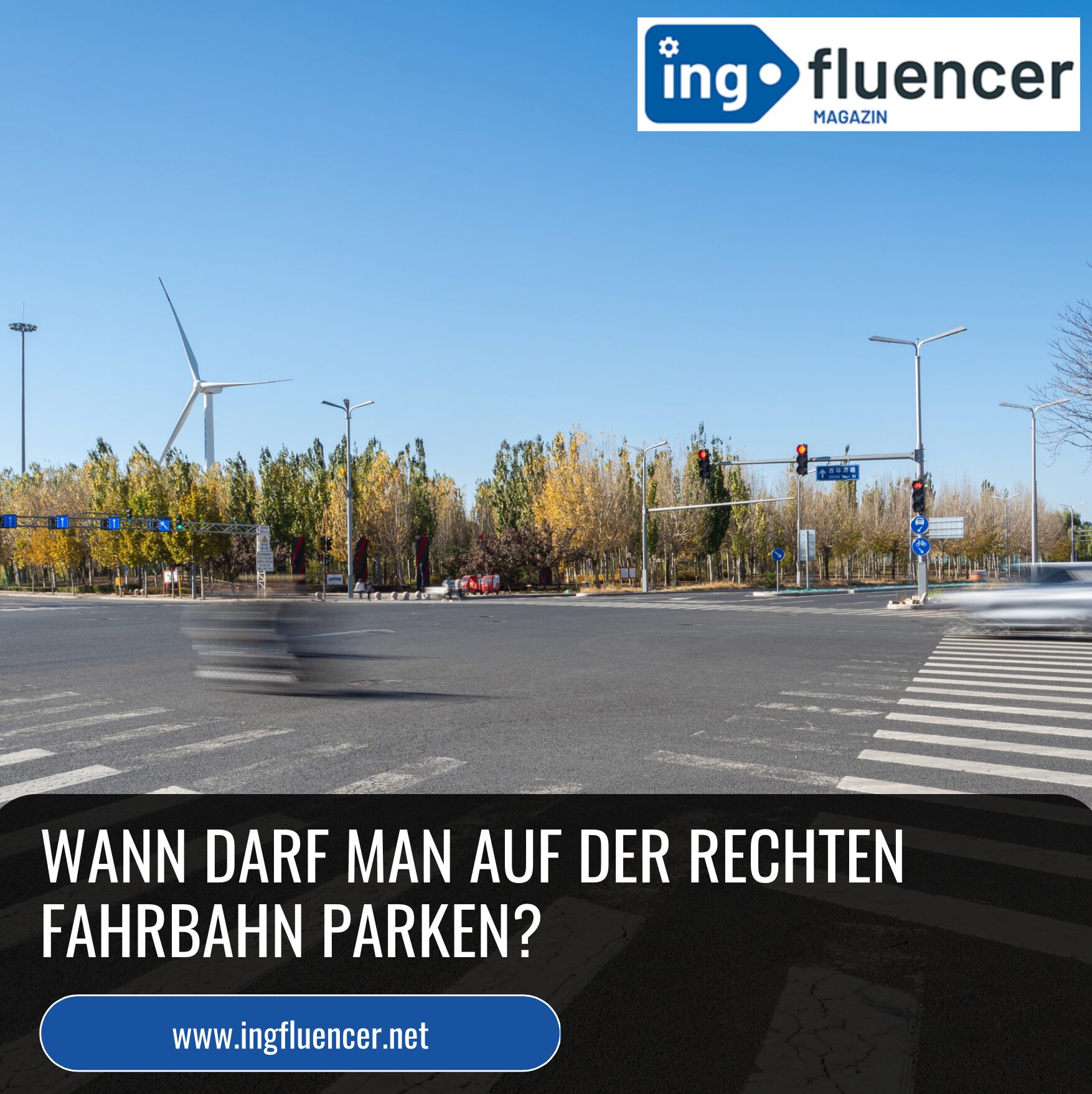 Wann darf man auf der rechten Fahrbahn parken?