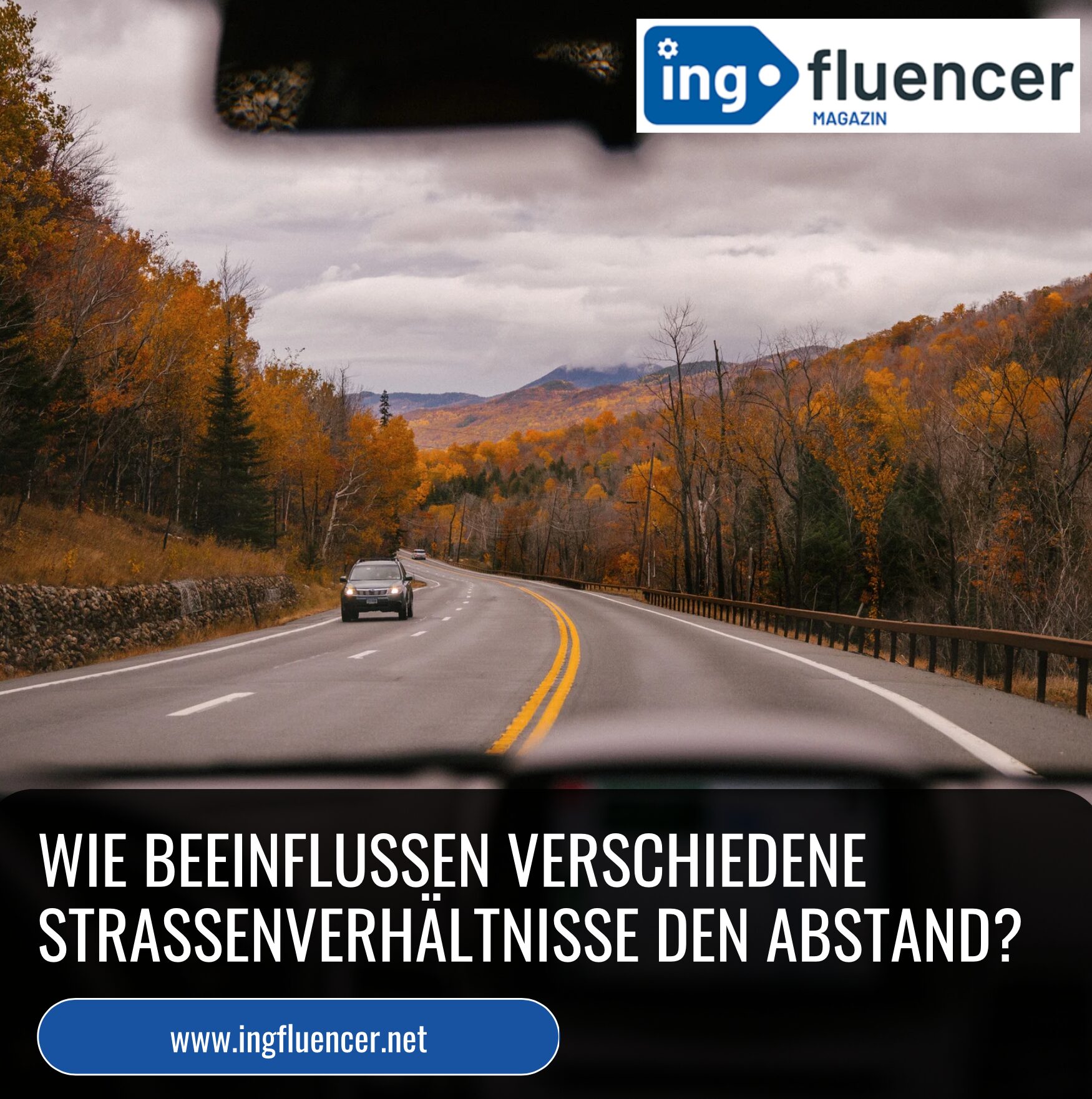 Wie beeinflussen verschiedene Straßenverhältnisse den Abstand?