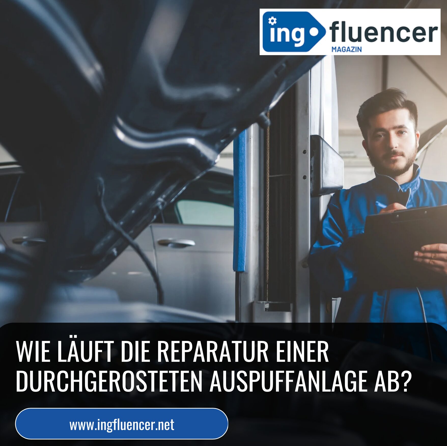 Wie läuft die Reparatur einer durchgerosteten Auspuffanlage ab?