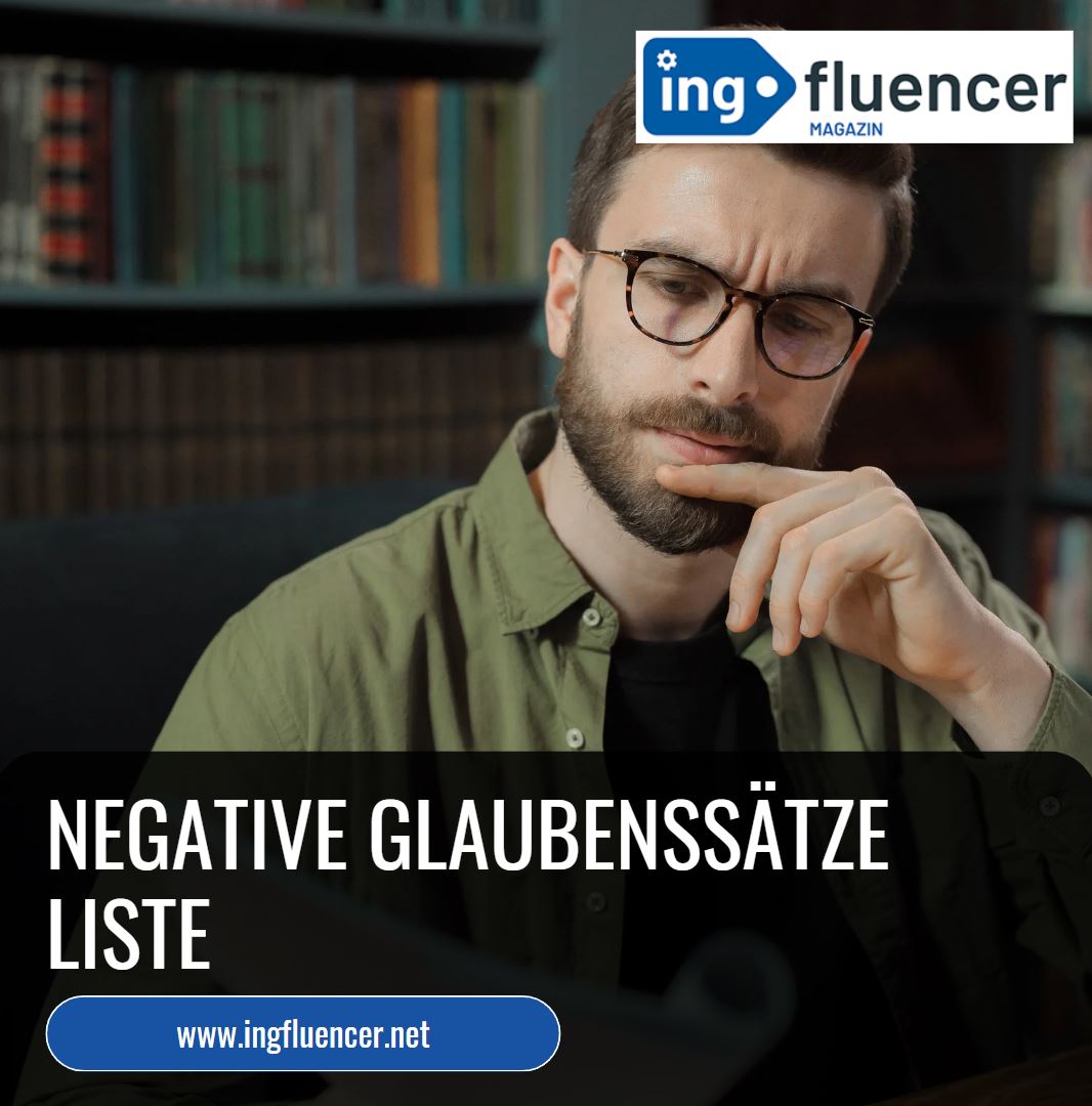 Negative Glaubenssätze Liste