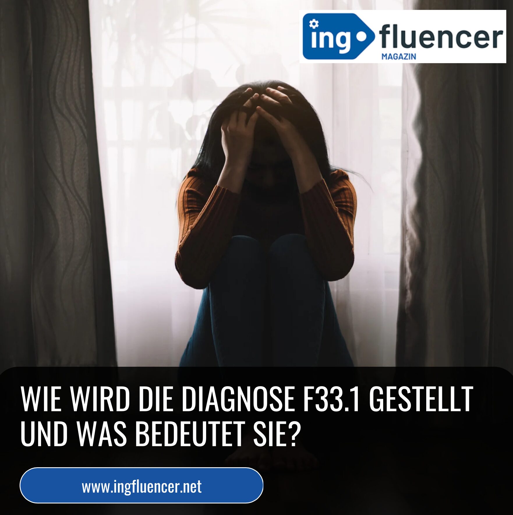 Wie wird die Diagnose F33.1 gestellt und was bedeutet sie?