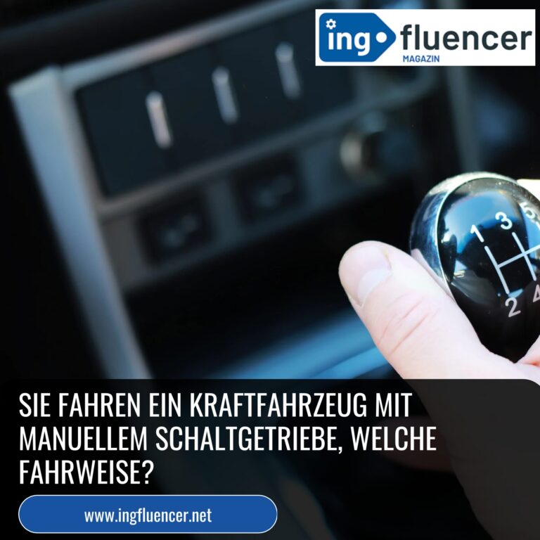 Sie Fahren Ein Kraftfahrzeug Mit Manuellem