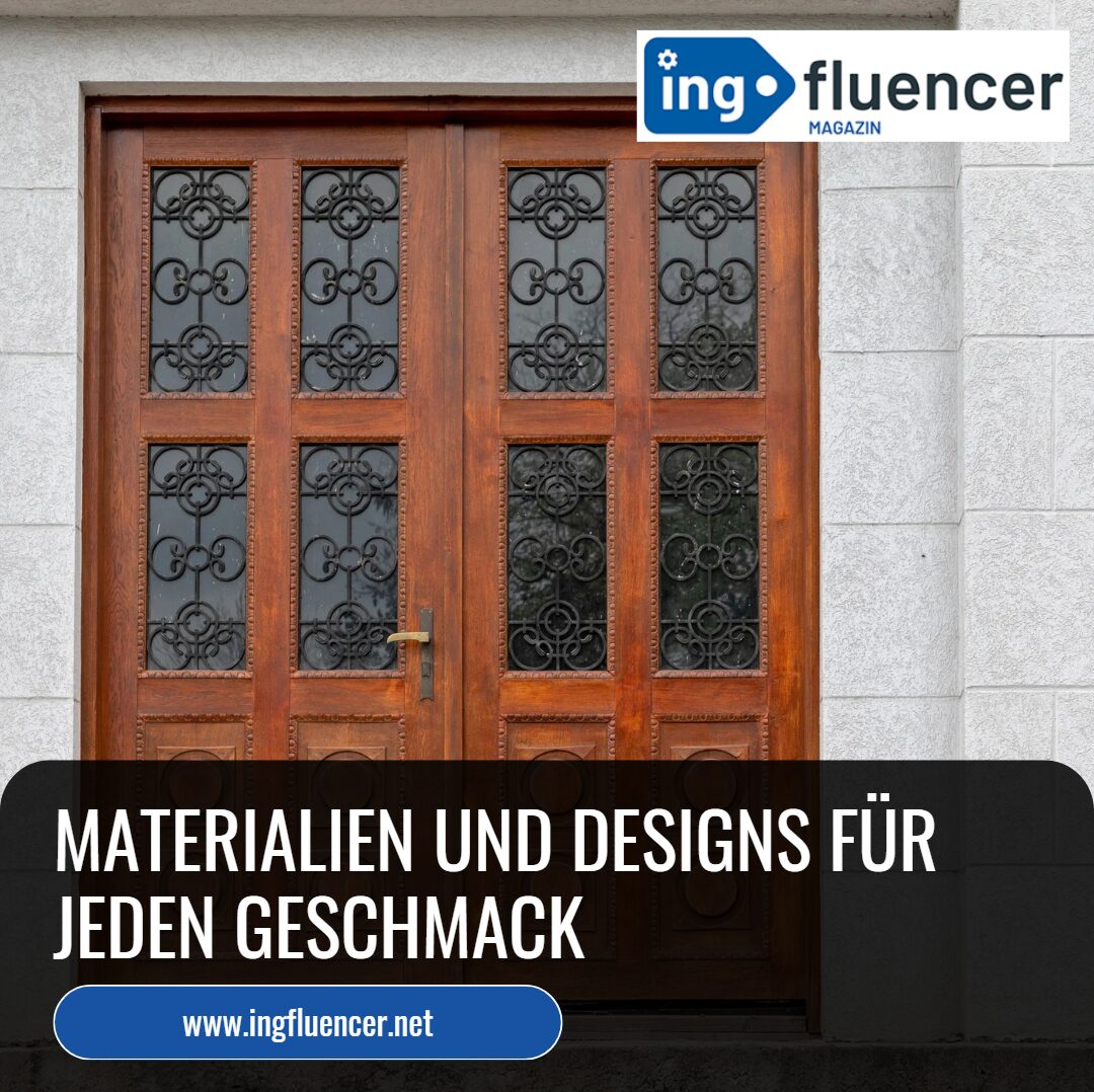 materialien und design doppeltür