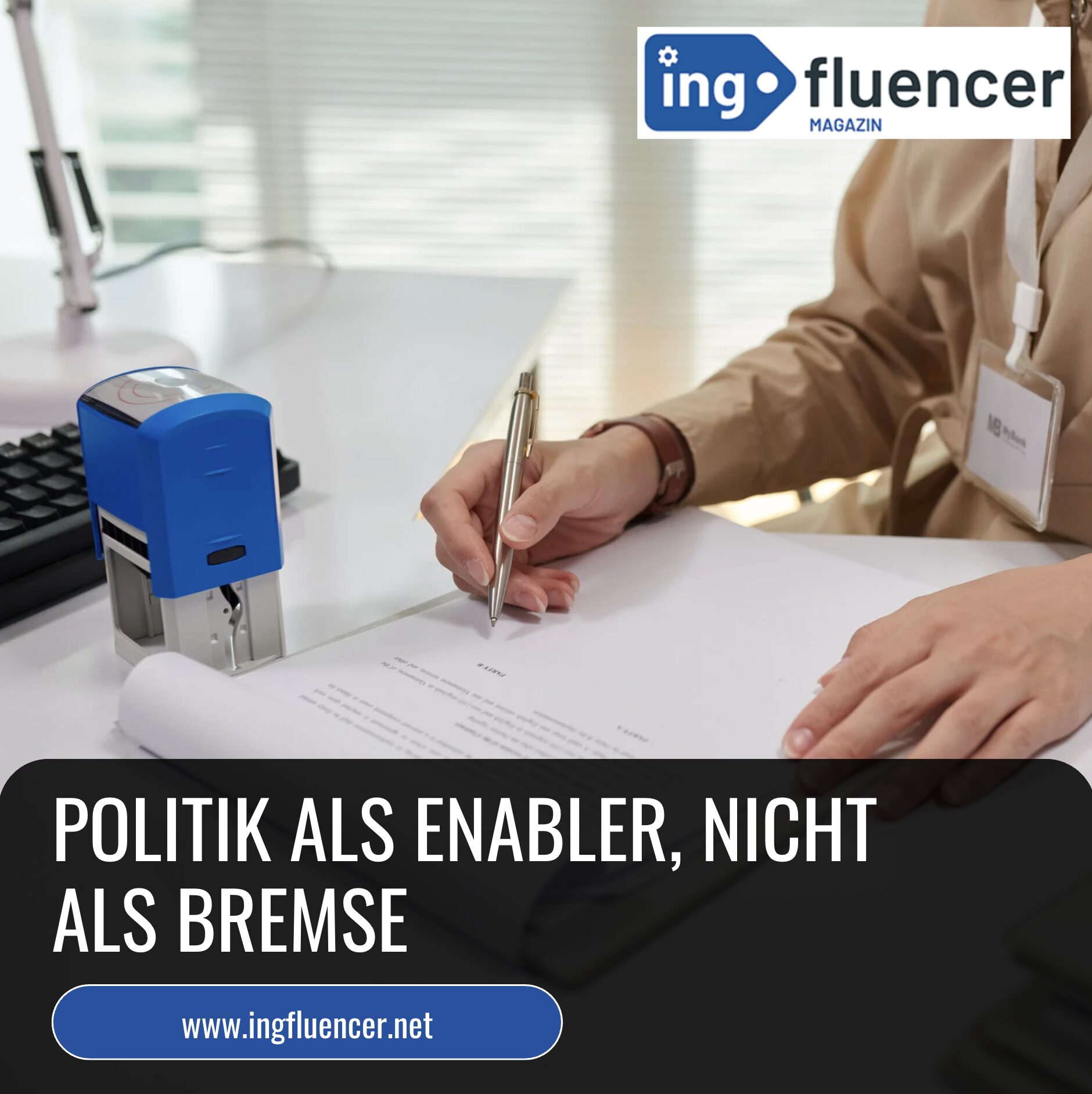 Politik als Enabler, nicht als Bremse