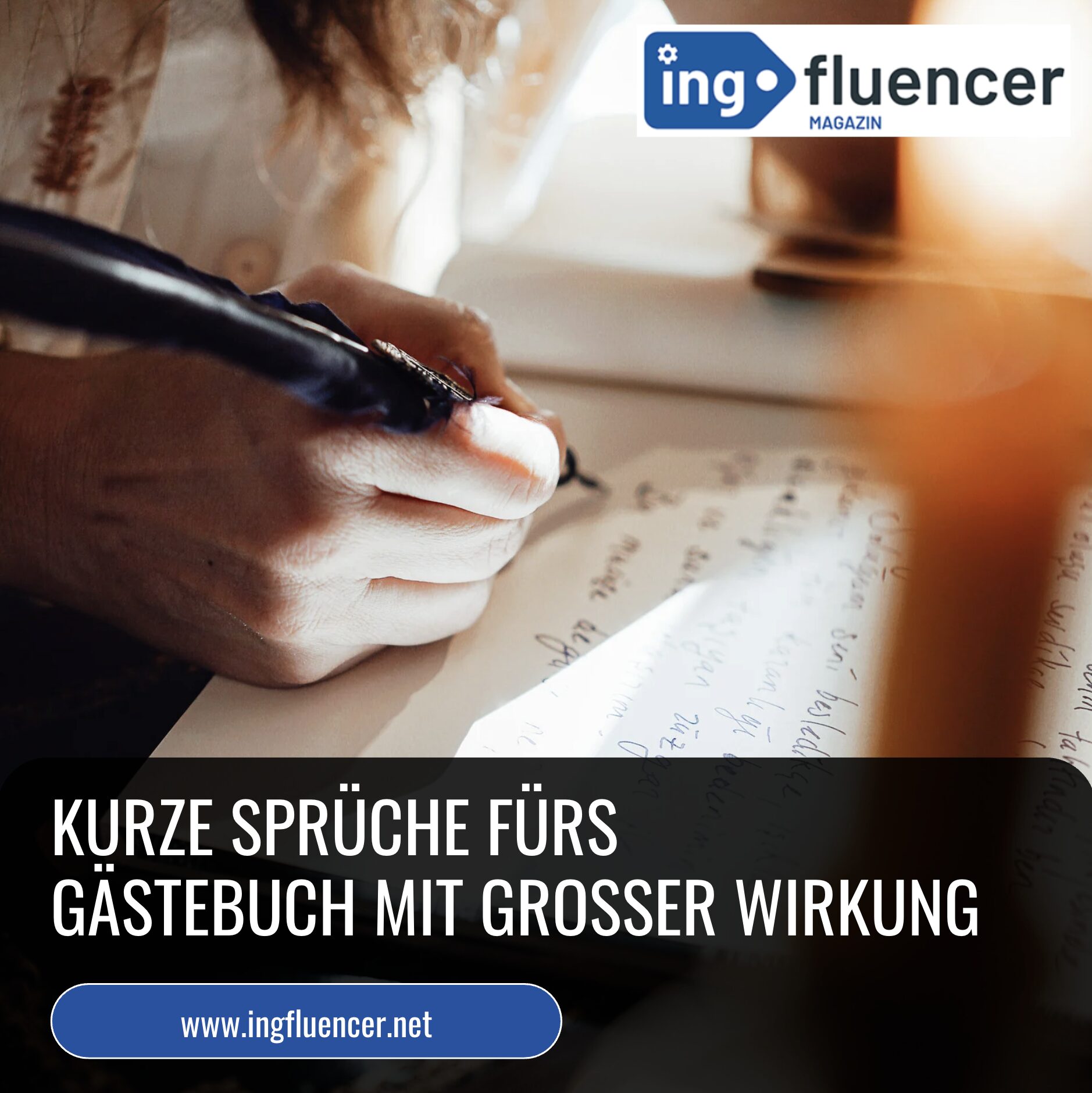 Kurze Sprüche fürs Gästebuch mit großer Wirkung Kurze Sprüche fürs Gästebuch mit großer Wirkung