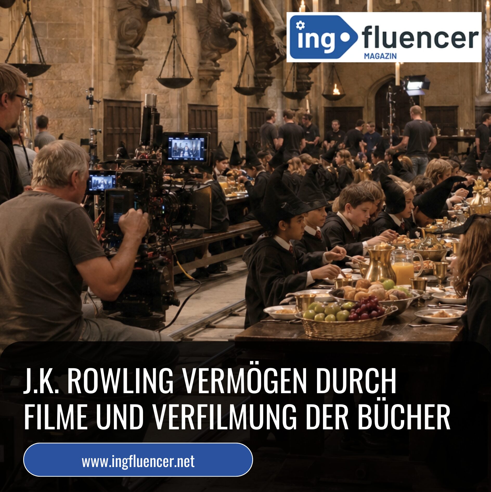 J.K. Rowling Vermögen durch Filme und Verfilmung der Bücher J.K. Rowling Vermögen durch Filme und Verfilmung der Bücher