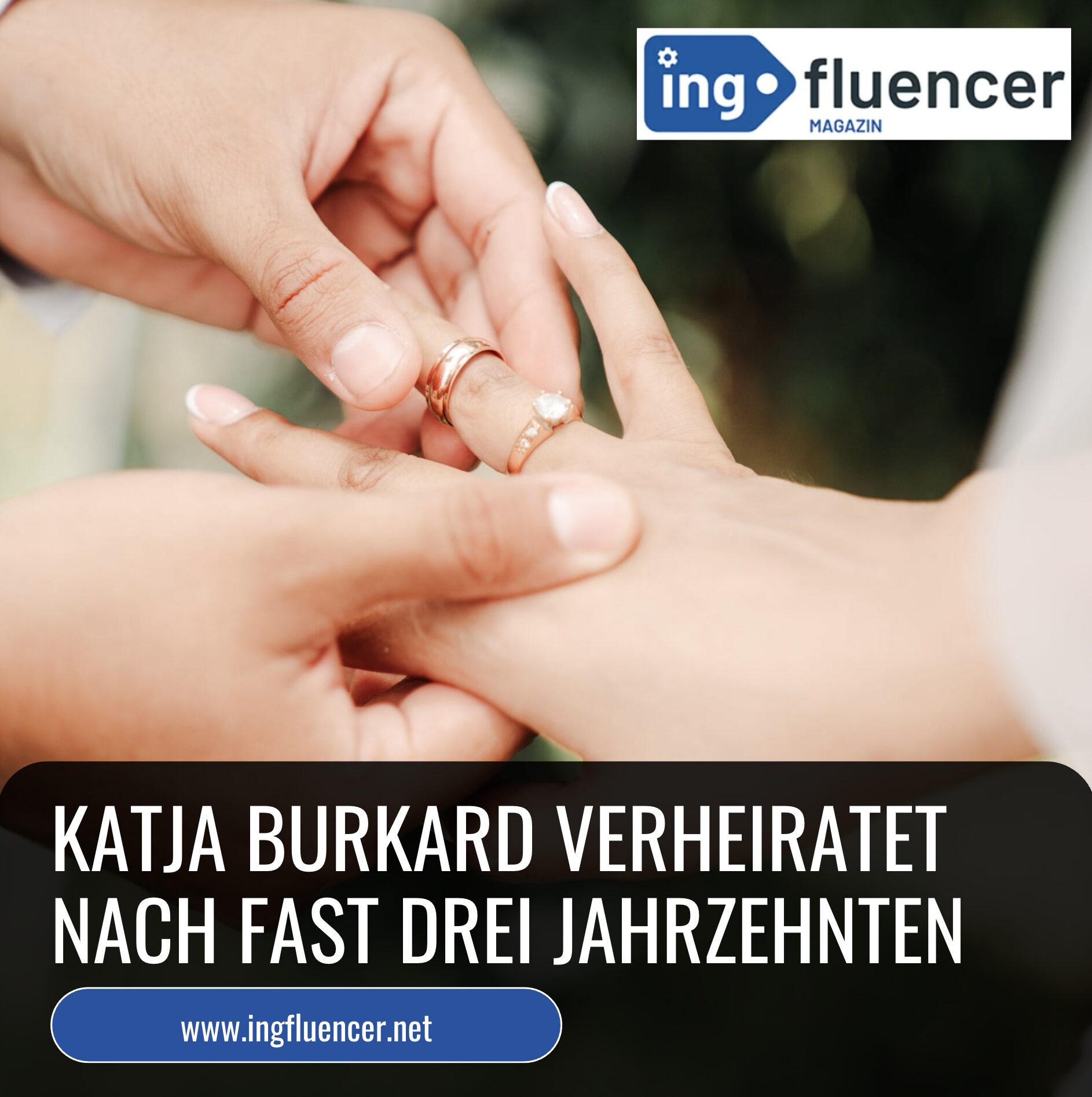 Katja Burkard verheiratet nach fast drei Jahrzehnten Katja Burkard verheiratet nach fast drei Jahrzehnten