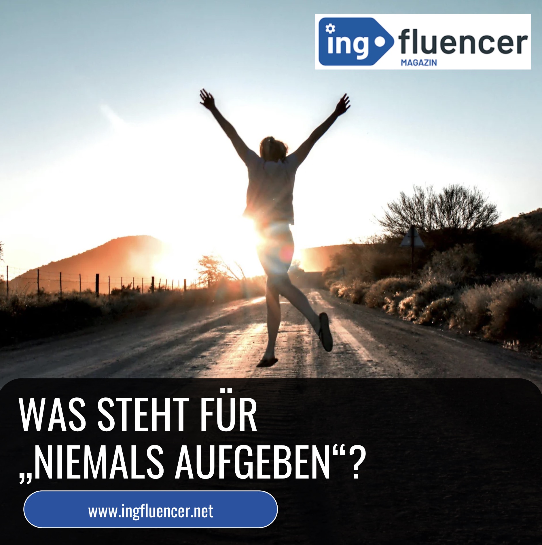 Was steht für „niemals aufgeben“? Was steht für „niemals aufgeben“?